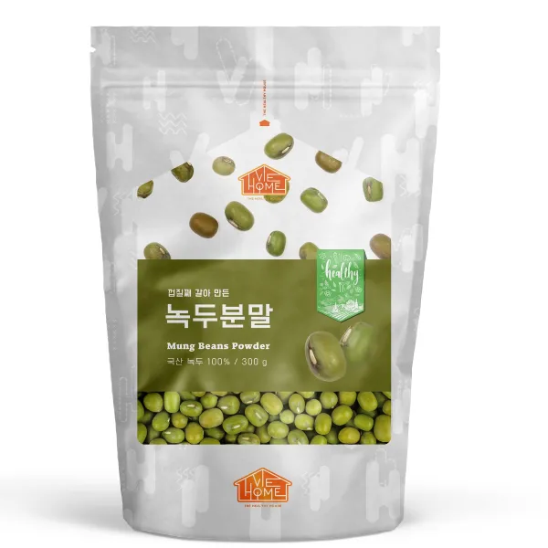 건강한우리집비옴 껍질째 갈아 만든 녹두 분말, 300g, 1개