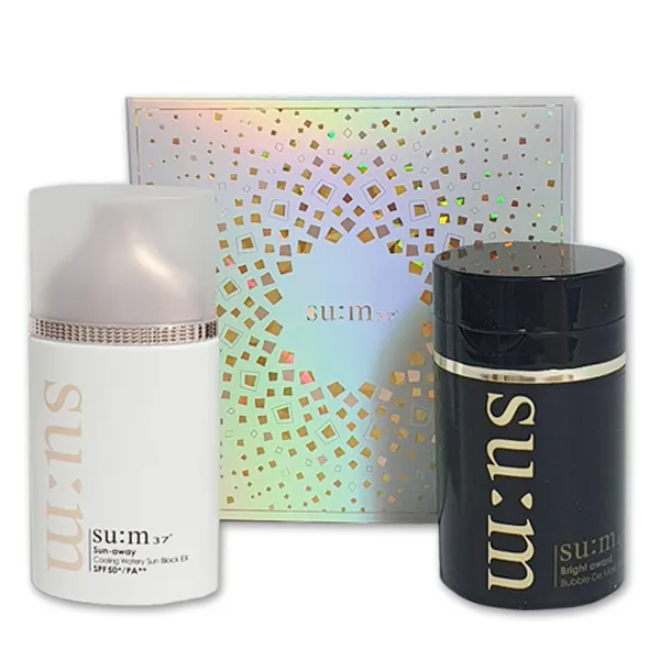 숨37도 선어웨이 쿨링 워터리 선블럭 이엑스 SPF50+ PA++ 50ml + 미스트 50ml, 1세트
