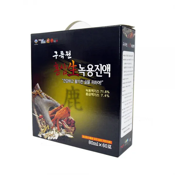 구록원 홍삼 생녹용 진액 건강즙 80ml 60개