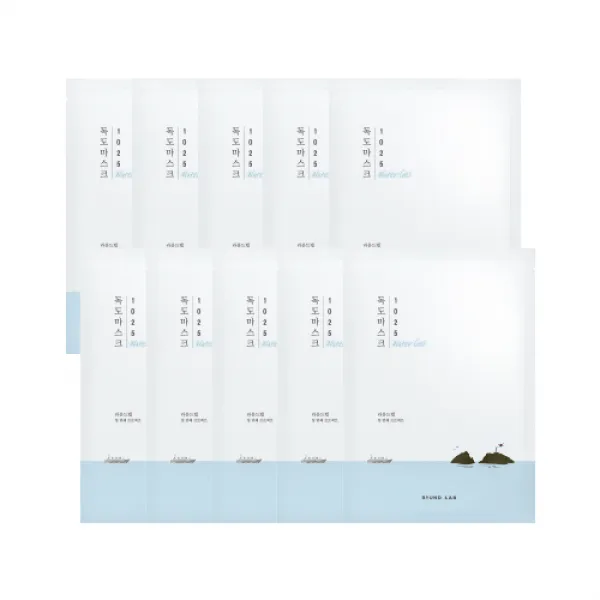 라운드랩 1025 독도 수분 워터겔 마스크 30ml 1개입 10개