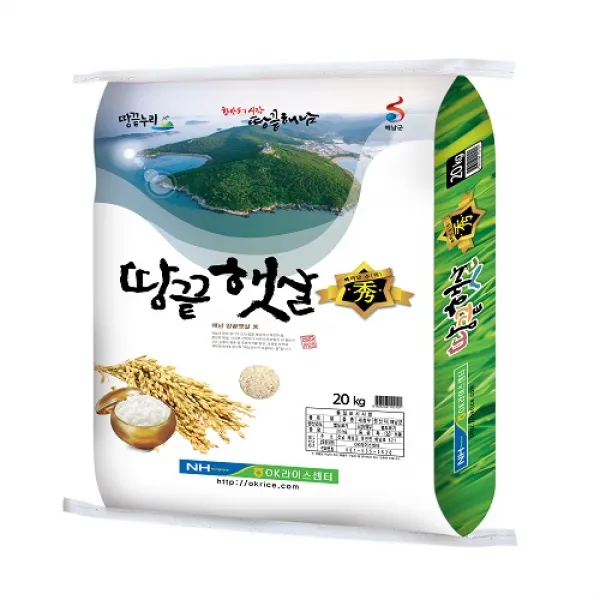 땅끝누리 땅끝햇살 수 백미 새청무, 20kg, 1개