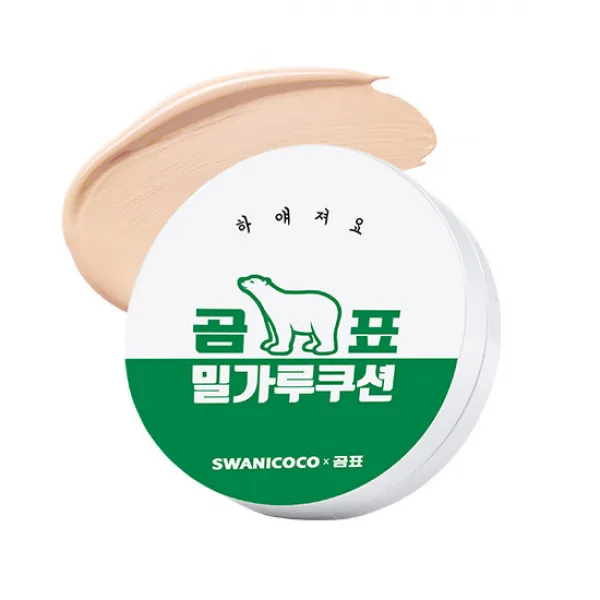 스와니코코 곰표 밀가루 쿠션 15g 23호 미디엄 베이지 1개