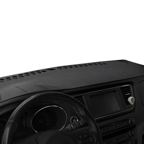 토드 프리미엄 가죽 대시보드커버 블랙 + 레드 스티치 C-052-1, 쉐보레, 콜로라도 2020년형(전방추돌센서 무 / 수납함 유)