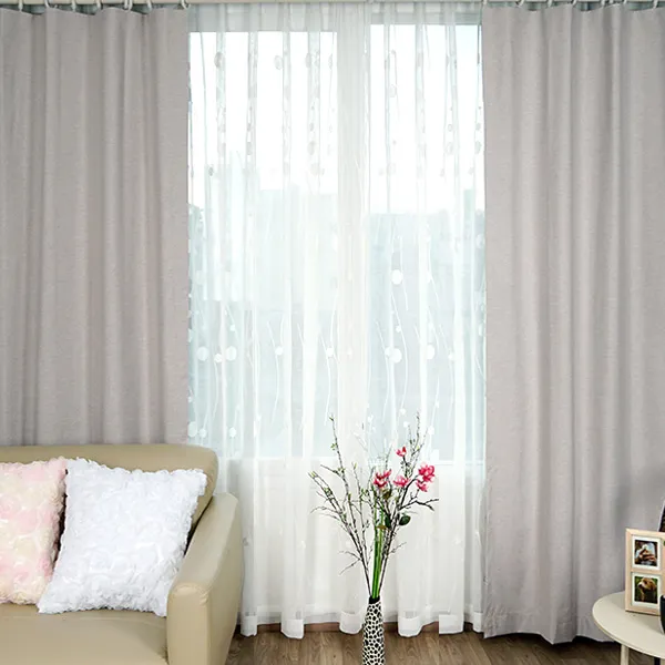 나비손길 복층 암막커튼, 오트밀베이지