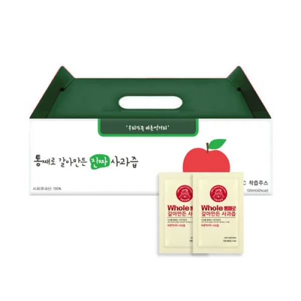 통째로 갈아만든 사과즙 100ml 30개