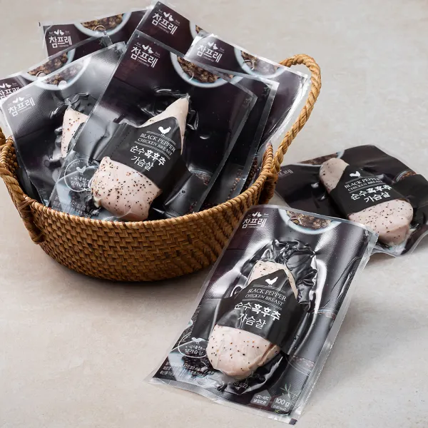 참프레 순수 흑후추 닭가슴살, 100g, 10봉