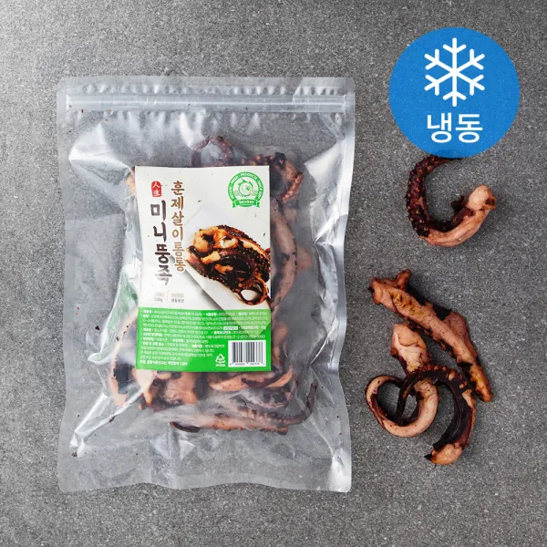 해야미 훈제살이 통통 미니뚱족 조미오징어구이 (냉동), 500g, 1봉