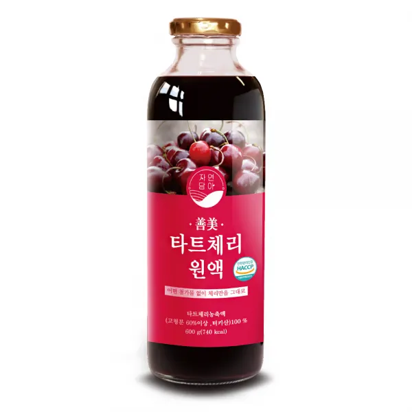자연담아 선미 타트체리 원액 600g 1개