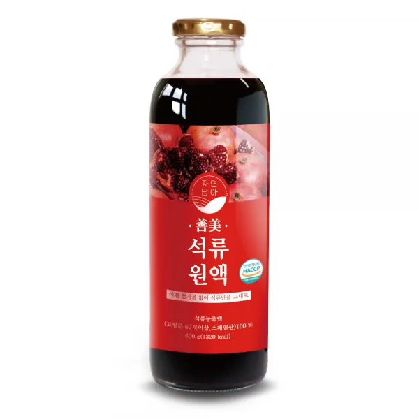 자연담아 선미 석류 원액 600g 1개