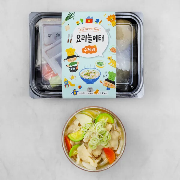 집반찬연구소 요리놀이터 수제비 만들기 DIY, 740g, 1팩