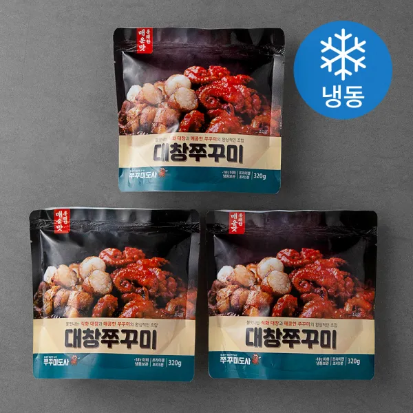 쭈꾸미도사 대창쭈꾸미 (냉동), 320g, 3팩