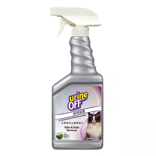 유린오프 반려묘용 소변냄새 얼룩제거 탈취제 500ml 1개