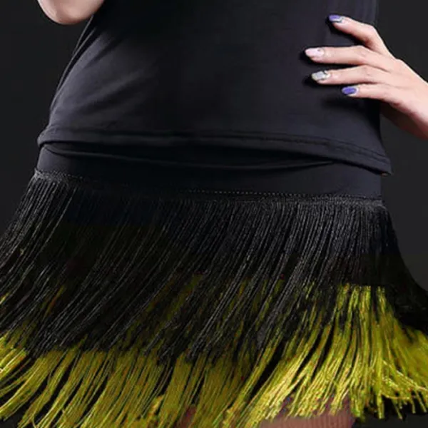 드레스몰 이단수술 댄스 스커트 노랑