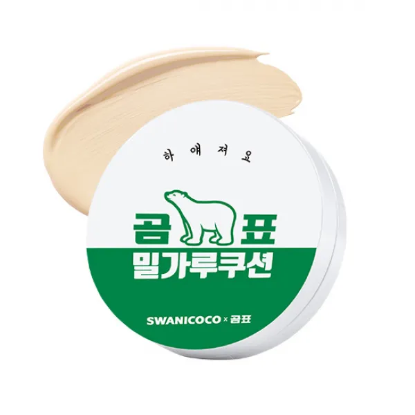 스와니코코 곰표 밀가루 쿠션 파운데이션 15g, 21호, 1개