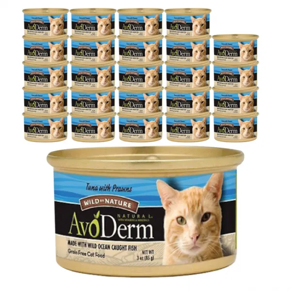 아보덤 참치 앤 새우 고양이 주식캔 85g, 생선, 85g, 24개