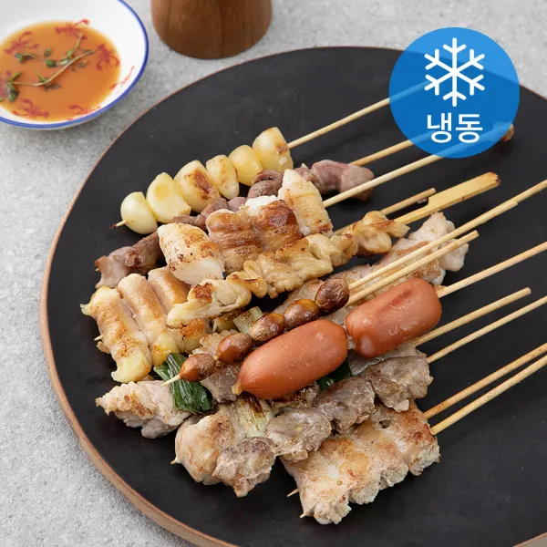 푸드장 프리미엄 모듬꼬치 (냉동), 800g, 1팩