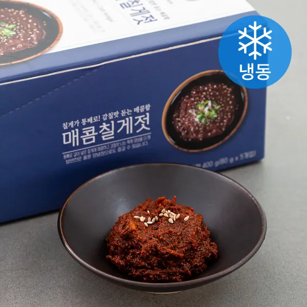 설래담 매콤 칠게젓 (냉동), 400g, 1개