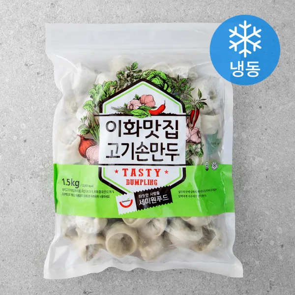 세미원 이화맛집 고기손만두 냉동 1.5kg 1개