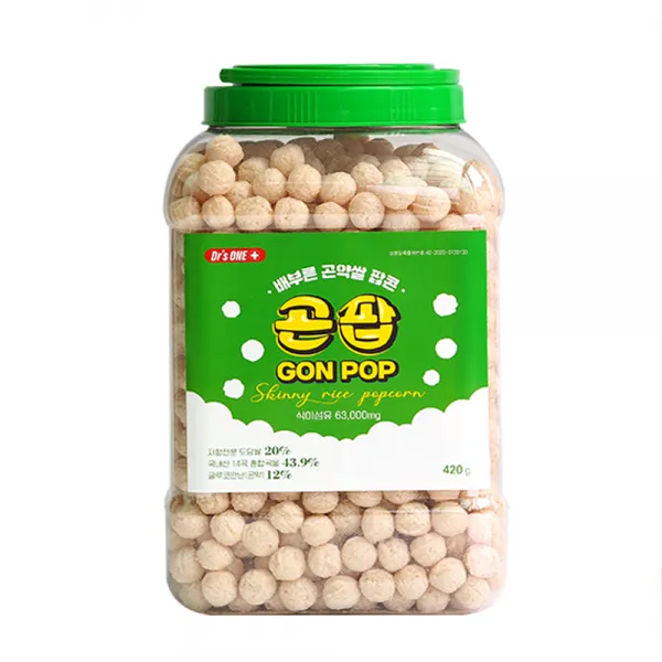 곤팝 배부른 곤약쌀 팝콘 420g 1개