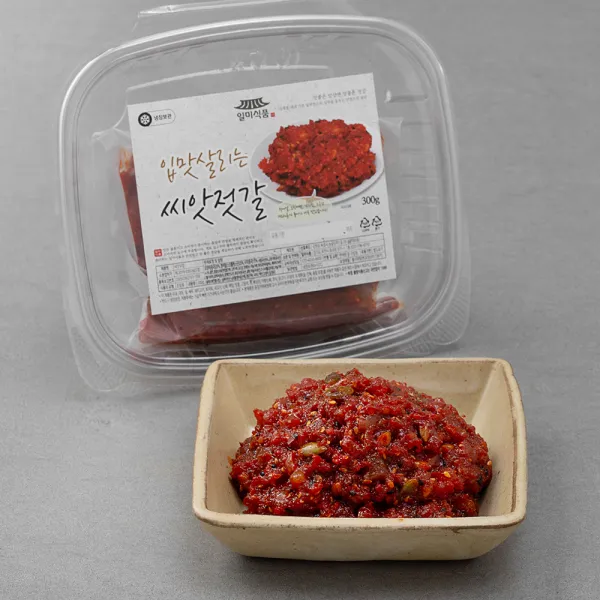 일미식품 입맛살리는 씨앗젓갈, 300g, 1개