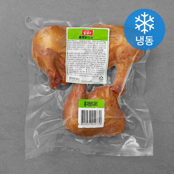 웰쉐프 훈제 닭다리 냉동 180g 3개