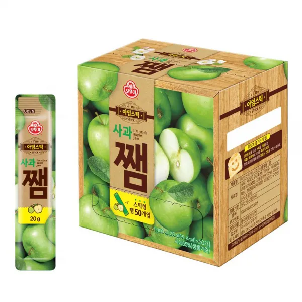 오뚜기 아임스틱 사과 쨈 20g 50개