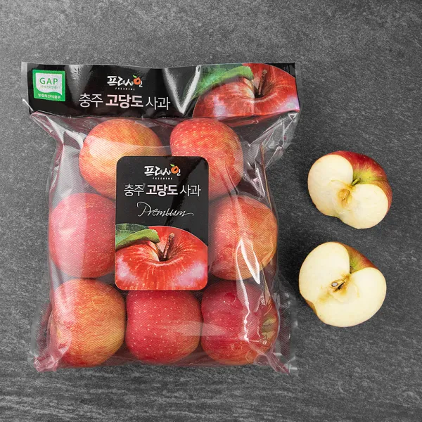 프레샤인 충주 GAP 인증 고당도 사과, 1.2kg(5~8입), 1봉