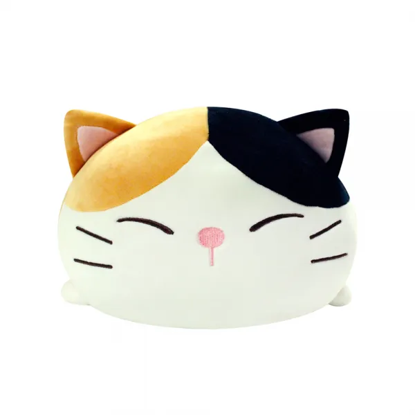 모찌모찌 까망 고양이 쿠션 인형 M 가로 30cm, 혼합색상
