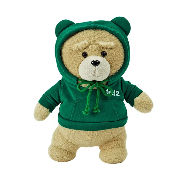 테드2 후드티 곰 인형 30cm 그린