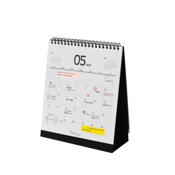 아이씨엘디자인 Desk Calendar 2021, Black