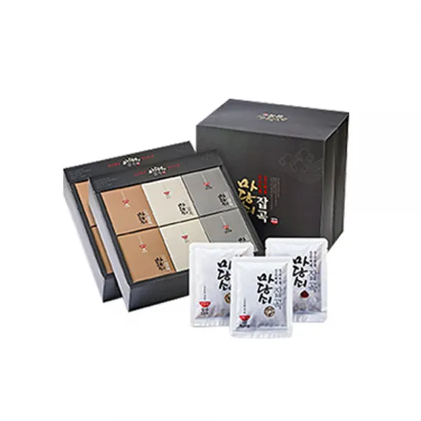 마당쇠잡곡 건강쇠 장수12곡 30p + 영양쇠 밤12곡 30p + 양반쇠 검정찰보리쌀 60p, 1세트