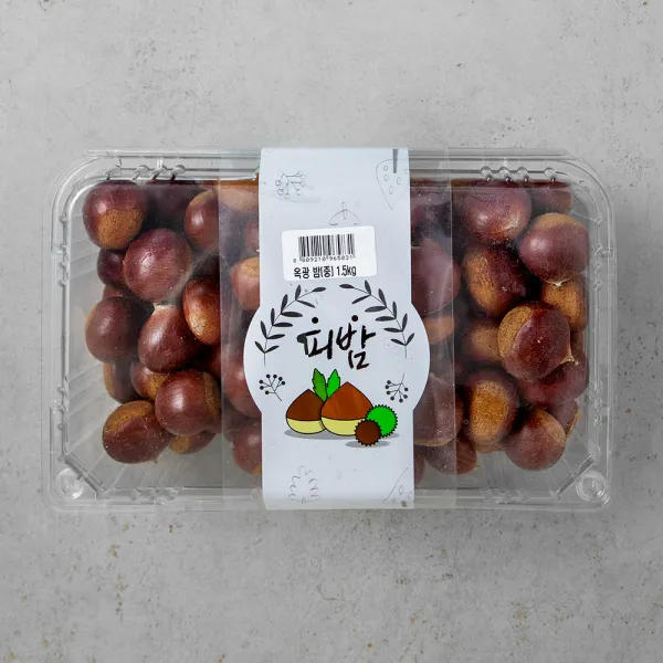 옥광밤, 1.5kg(중), 1개