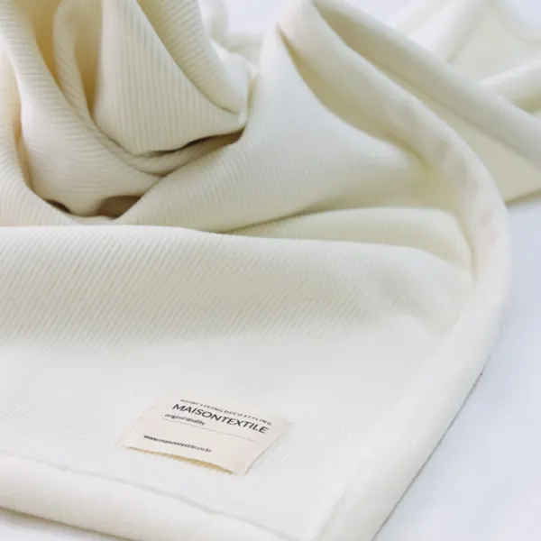 메종텍스타일 프리미엄 라인 투톤 극세사 블랭킷 담요 백아이보리