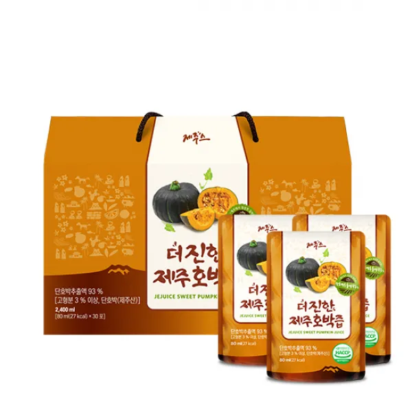 제주스 더 진한 제주 호박즙, 80ml, 30개