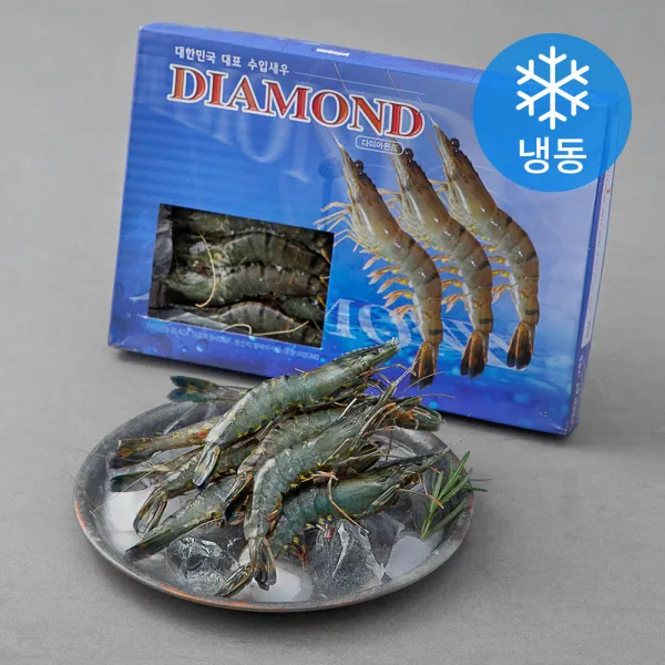 다이아몬드 홍다리 얼룩새우 30마리 냉동 500g 1팩