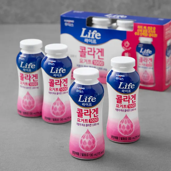 후디스 라이프 콜라겐 요거트 1000, 130ml, 8개