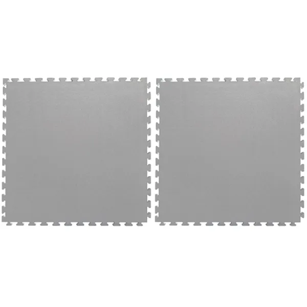 토탈매트 대형 퍼즐 층간소음방지 운동 고경도 매트 2p, 회색