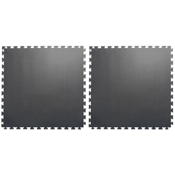 토탈매트 대형 퍼즐 층간소음방지 운동 고경도 매트 2p, 검정