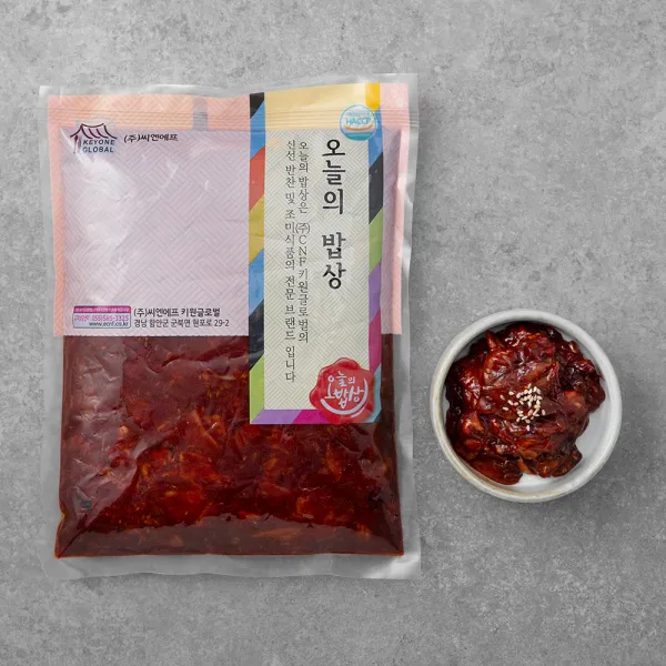 오늘의 밥상 꼴뚜기젓갈 1kg 1팩