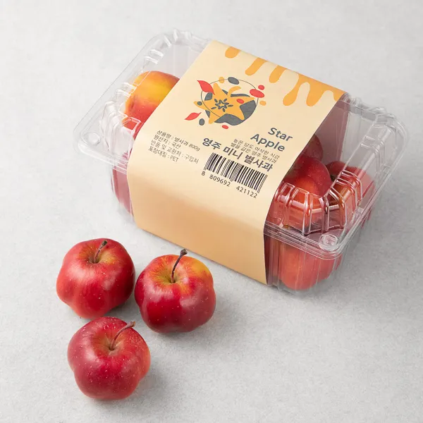 영주 미니 별사과, 800g, 1개