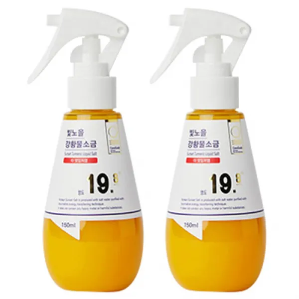 빛노을물소금 강황 물소금 19 150ml 2개