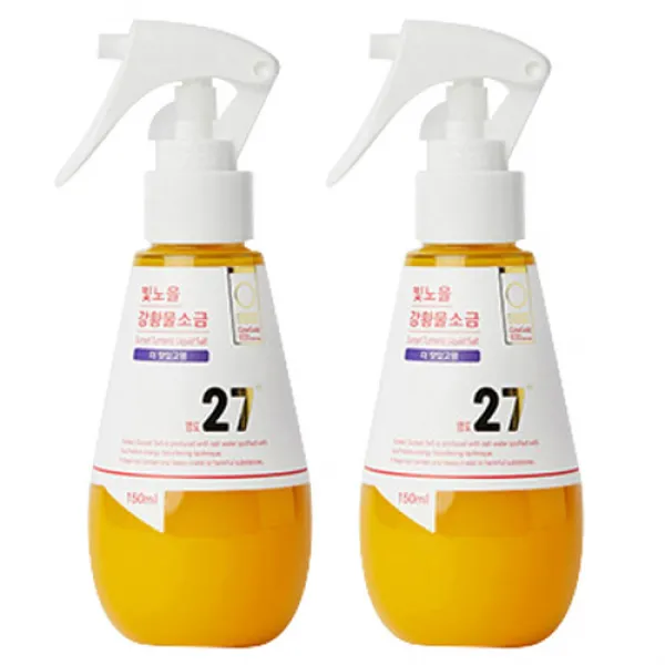 빛노을물소금 강황 물소금 27 150ml 2개