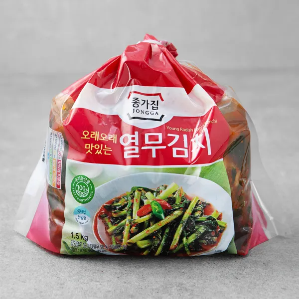 종가집 오래오래 맛있는 열무김치, 1.5kg, 1개