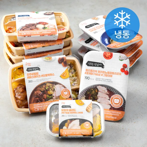 김동준 도시락 선수바디 1일1식 600Kcal 5일식단 Set C (냉동), 1세트