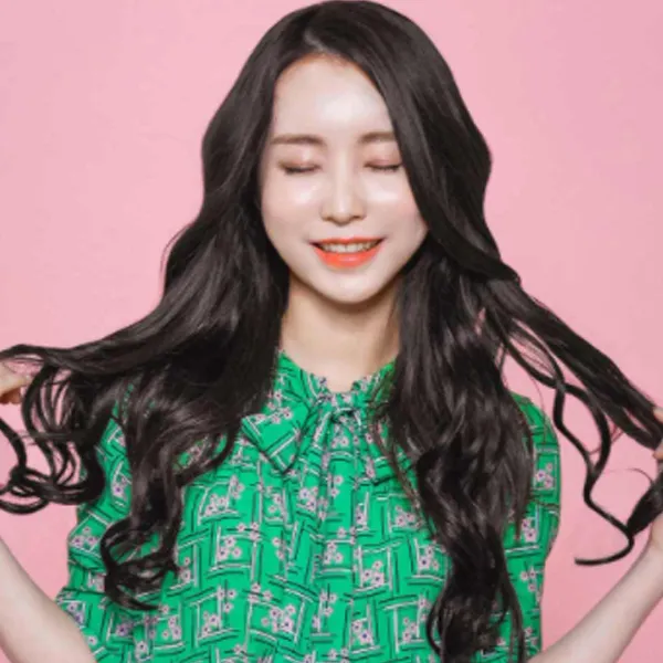 픽앤웨어 똑딱이 붙임머리 피스 세팅펌 M, 내츄럴 브라운, 1개