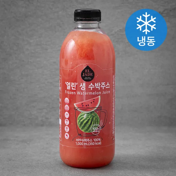 엘제이드 얼린 생 수박주스 (냉동), 1L, 1병