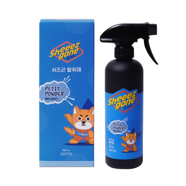 쉬즈곤 항균 탈취제 쁘띠파우더향, 500ml, 1개