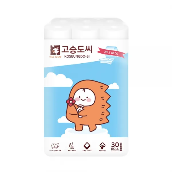 고승도씨 Tree Wear 펄프 3겹 롤화장지 30m 30롤 1팩