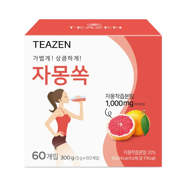 티젠 자몽쏙차 5g 60개