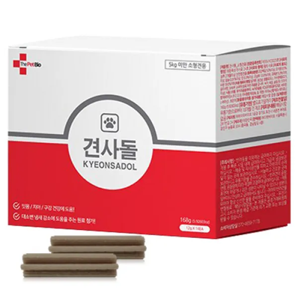 견사돌 중대형견용 연어맛 덴탈껌, 1개